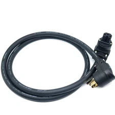 Audiophile OFC Copper Cord Gold Plated EU/US Plug HIFI Audio Power Supply Cable