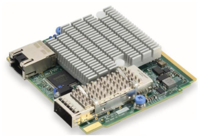  Supermicro AOC-MHIBE-M1CGM Single-port InfiniBand EDR Adapter for 1U Chassis