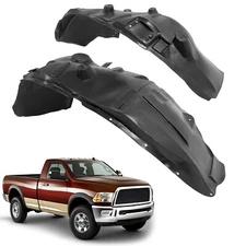 Front Pair Inner Fender Liners For 2010-2013 Dodge Ram 2500 3500 SLT ST SXT