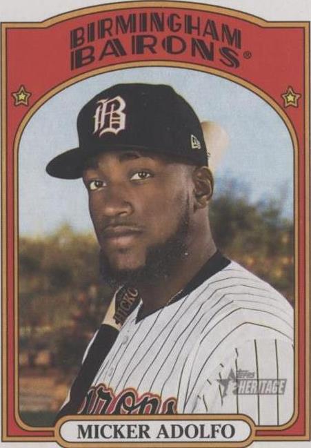 2021 Topps Heritage Minor League Edition - Micker Adolfo #42 - 1 of 1