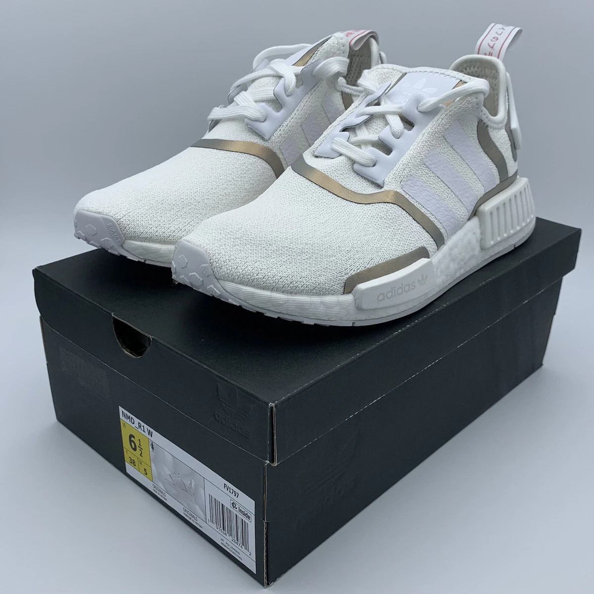adidas gazelle silver green womens Shop White Womens adidas NMD R1 Lace Up Sneakers – Shoebacca