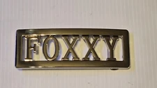 FOXXY Custom Personalized Name Belt Buckle -Put your name or word on Buckle