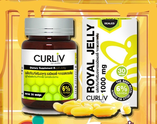 3 X Curliv Royal Jelly Vitamin Allergic Supplement Australia Brain