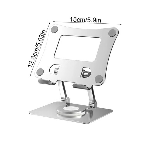 Convenient Desk Phone Stand Ergonomics Holder for Desk Adjust Height MutiAngle - Photo 8 sur 10