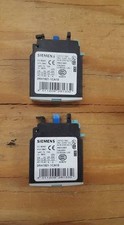LOT OF 2 SIEMENS 3RH1921-1CA10 AUXILIARY CONTACTS   W215