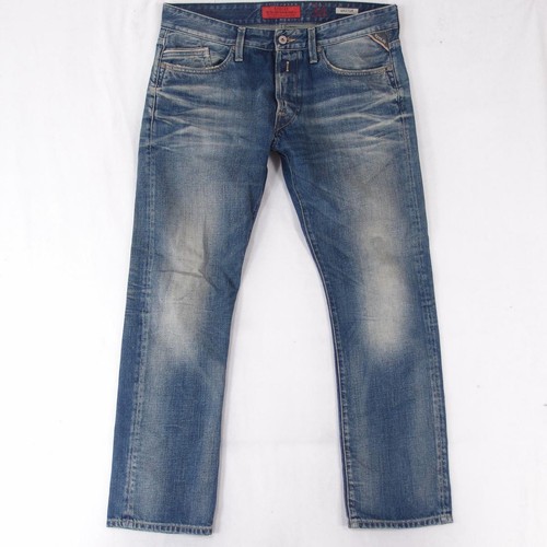 Mujers Replay WX654 JOI Ajustado Pitillo Azul Jeans W34 L30 Tamaño Español 42 - Imagen 7 de 7