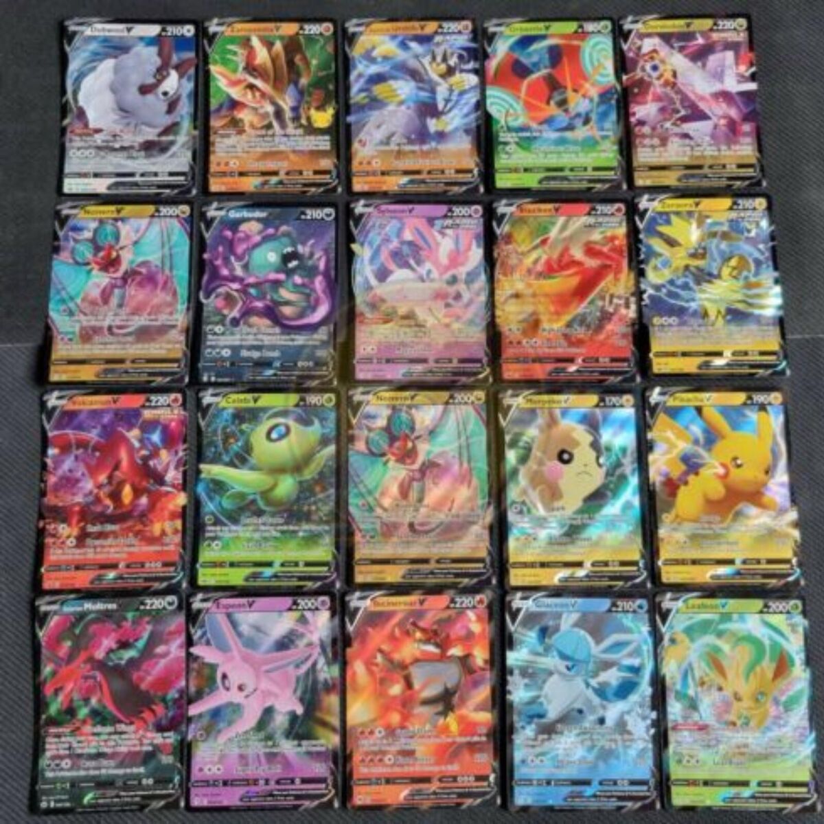 Pack de cartes Pokemon originales en espagnol, ensemble de 50 cartes  communes + 1 inverse Holo aléatoires, paquet de cartes officielles pour jeu  de