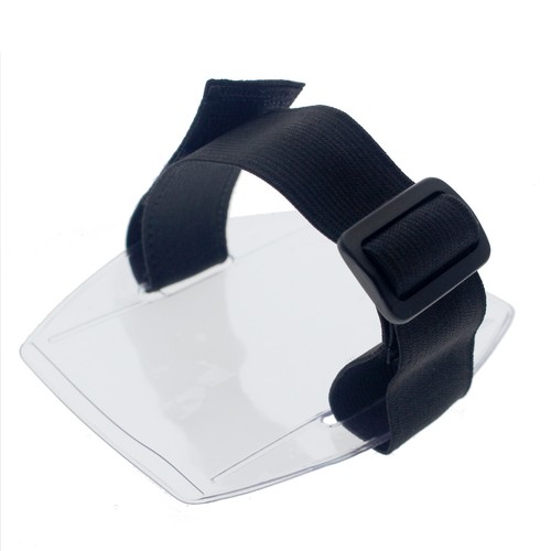 5 Pack Specialist ID Armband Badge Holders w/ Elastic Arm Band and