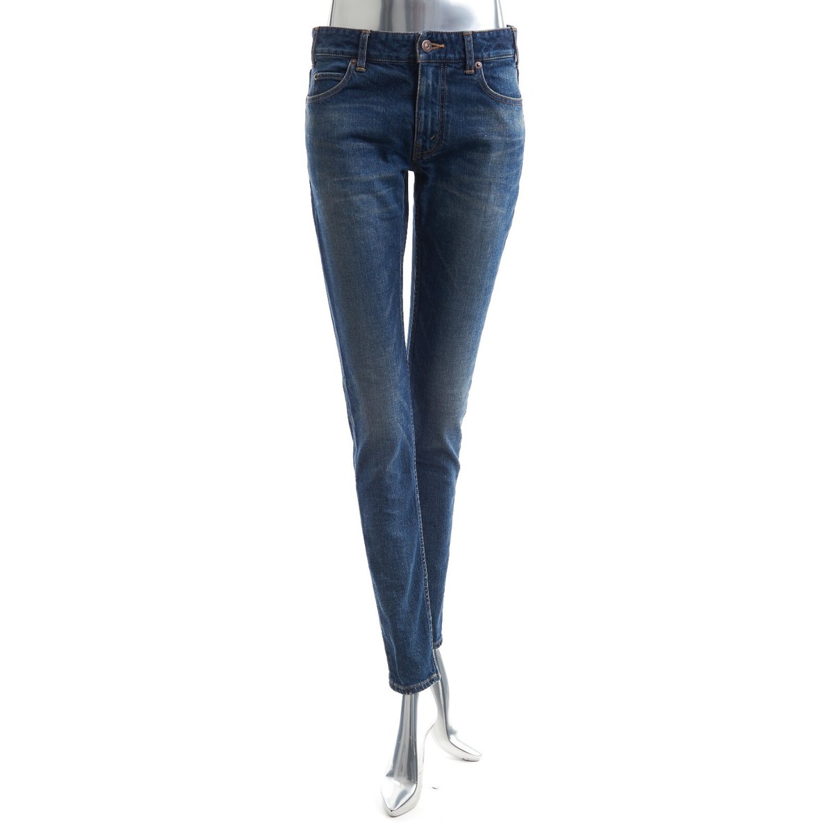 CELINE 990$ Skinny Low-rise Jeans In Dark Union Wash Denim CELINE 990$ Skinny Low-rise Jeans In Dark Union Wash Denim