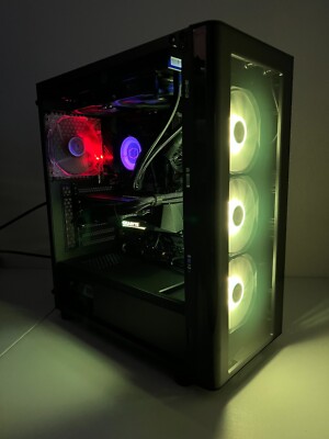 ASUS TUF B550 AMD Ryzen 5800X Radeon 6700XT RGB Win 10 Pro Gaming Desktop PC