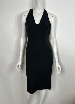 Vtg NWT Versace Jeans Couture Black Dress 42