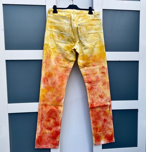 UltraRare & Great Dior Homme AW17 Multicolor Paint Jeans Prototype - Imagen 7 de 21
