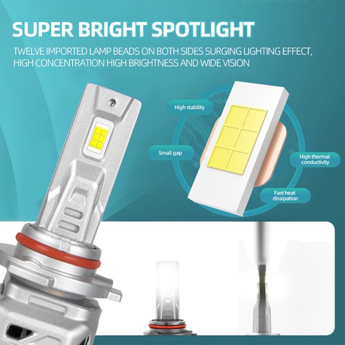 For Honda Accord 2008-2017 4x 6000K White LED Headlights High/Low Beam Bulbs M7Y - Picture 5 of 15