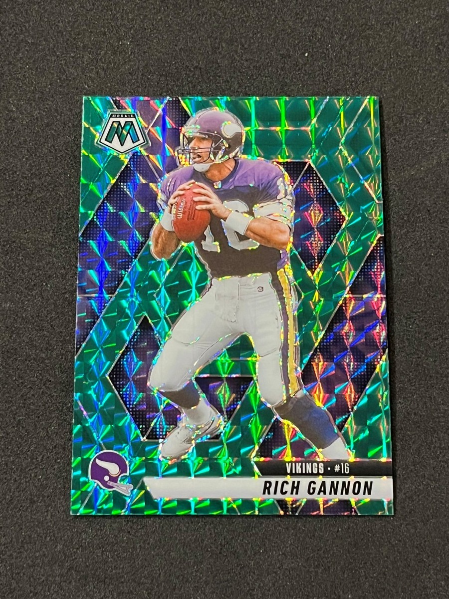 vikn/capital特典 starting 5(remix) zorn 2025 Panini Mosaic Football Rich Gannon Green Mosaic Prizm #225