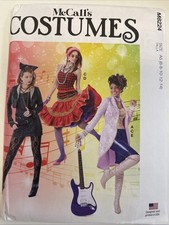 NEW McCall s Costumes M8224 Musician/ Pop Star Outfit. Misses 6-14 Retro 80s