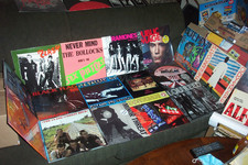 20 CT PUNK LP LOT w SEX PISTOLS, IGGY, RAMONES, CLASH, MINOR THREAT, BLACK FLAG