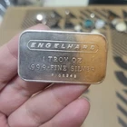 1 Try OZ  .999 Fine Silver Engelhard Bar Vintage
