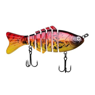 Swim-Bait Style For multi Segmented Lure for Trout Bass and Coastal Fishing