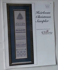 The Victoria Sampler Heirloom Christmas Sampler # 34 Hardanger CHART ONLY