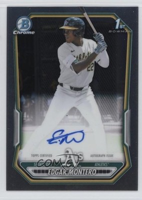 2026 Bowman Chrome Prospect Edgar Montero #CPA-EM Auto 5h0
