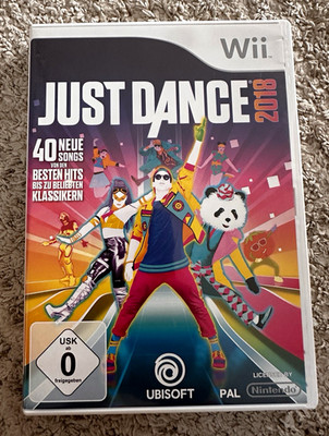Ubisoft Just Dance 2018 Nintendo Wii PAL USK 0 Multiplayer Handbuch