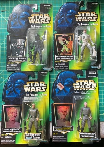 Star Wars: Power Of The Force POTF Green Card 4 Figure Lot!
