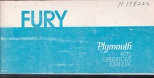 1972 Plymouth Fury Operators Manual 81-570-2455 Mn1915 1972 Plymouth Fury Operators Manual 81-570-2455 Mn1915