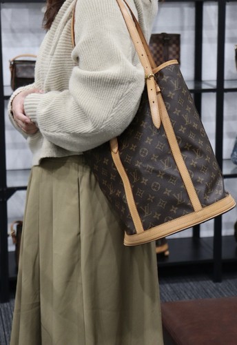 AUTHENTIC Vintage Louis Vuitton Monogram Bucket Bag GM - NO PEELING POCKETS