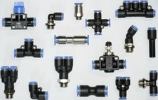 Pneumatik Steckverschraubung Steckverbinder Schnellsteckverbinder Druckluft