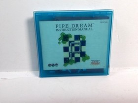 Pipe Dream Nintendo NES Game Cartridge Manual & Blue Case Authentic Tested Works