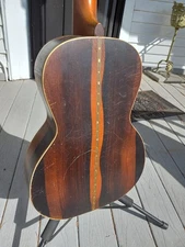 1920's 30's Regal Parlor Guitar PROJECT Made in USA Vintage Faux Finish COOL