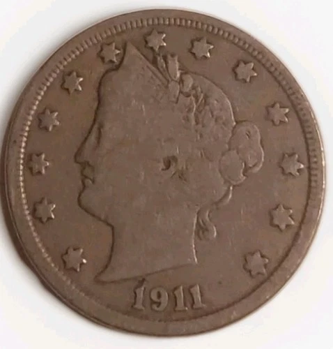 1911-P Liberty Nickel — photo from the most recent tracked eBay sale