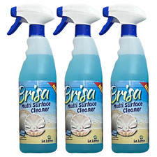 3 x La Lucca Spanish Cleaning Product Brisa Multi Surface Cleaner Spray 750ml 6.88 per litre