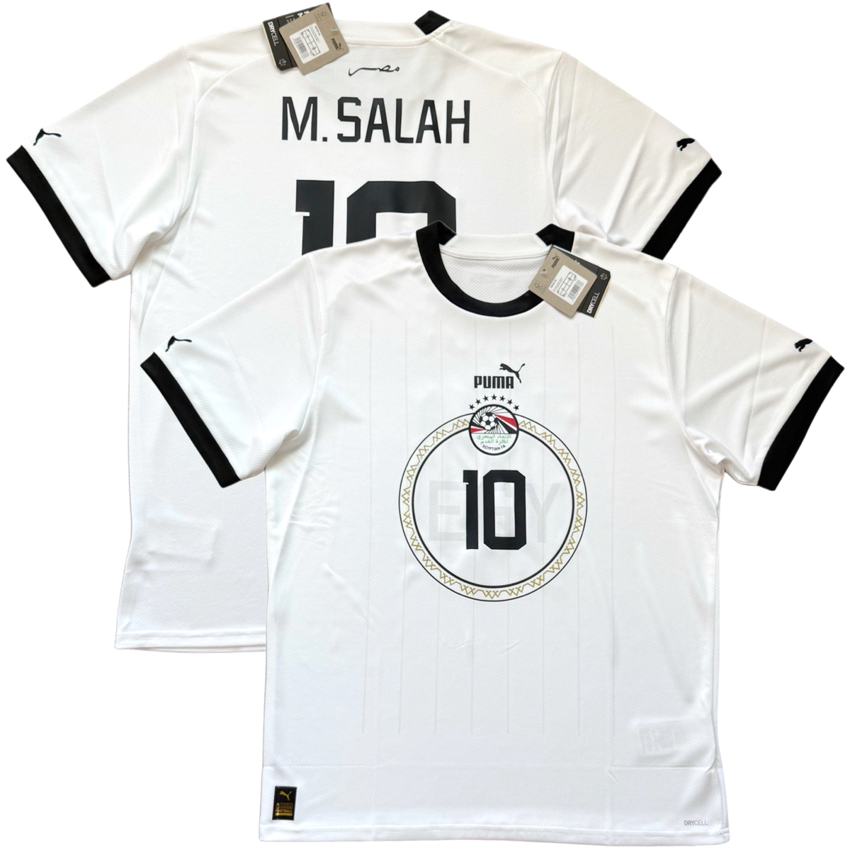 2022/23 Egypt Away Jersey #10 Mohamed Salah Large adidas Soccer