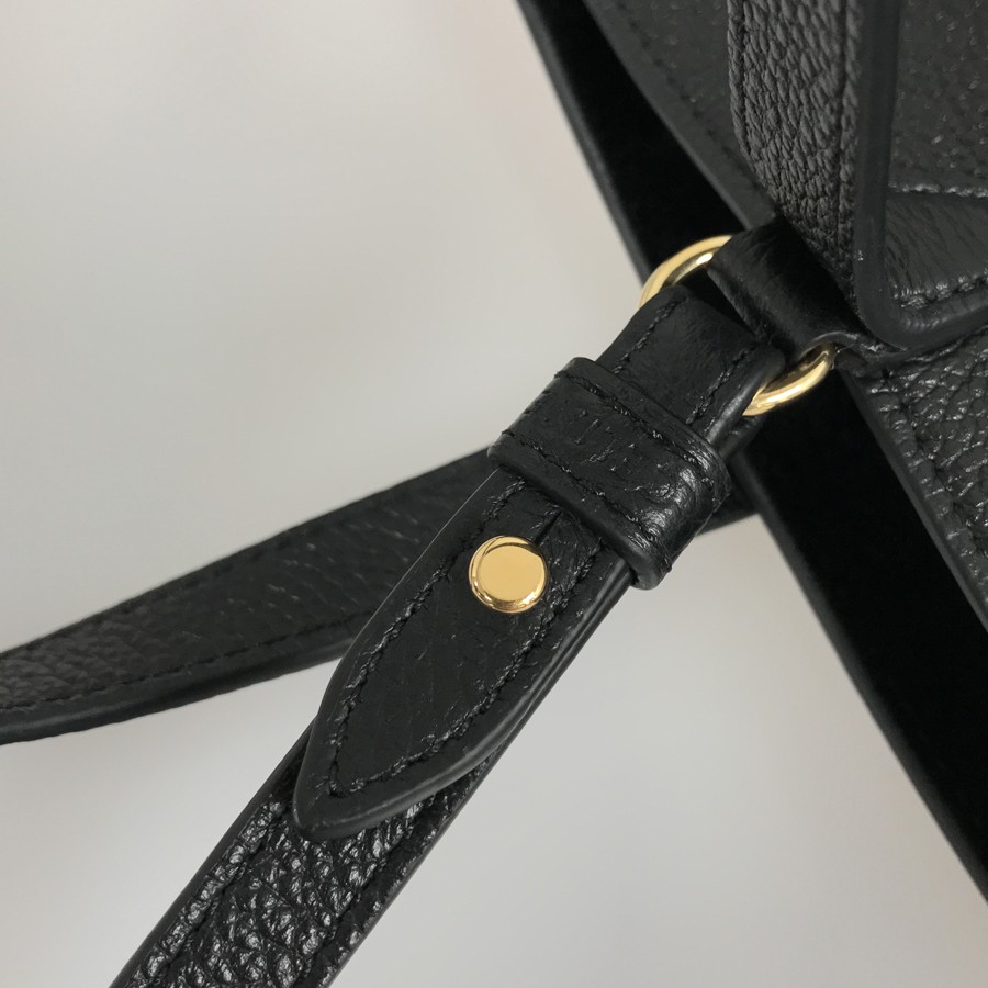 CELINE Triomphe Mini Cover Anais Cuir Leather Hand bag image 10