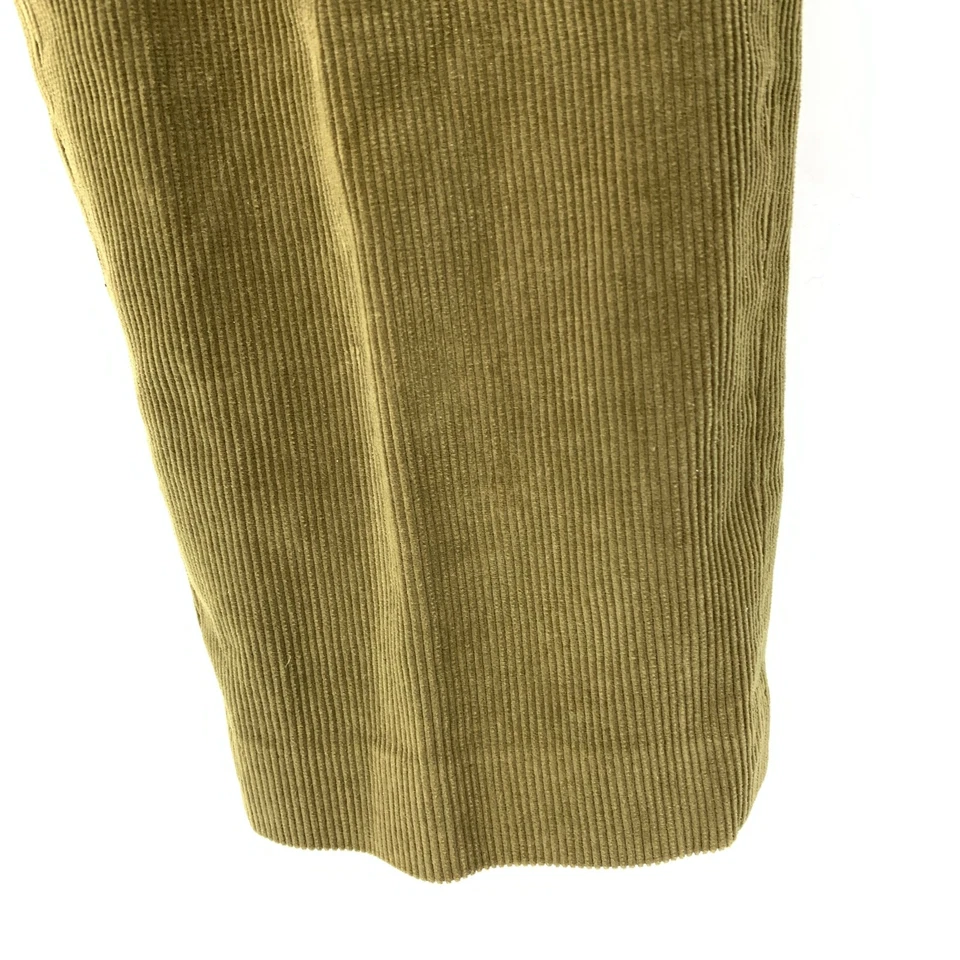 Pantalones de pana J. McLaughlin ajustados de pierna recta para mujer talla 6 caqui oliva Foto 4 de 4