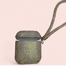 Bling Luxurious Rhinestone Diamond Design Case Cover BLACK For AirPod AirPods 1