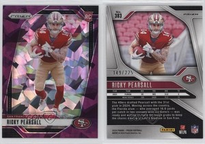 2024 Panini Prizm Rookies Purple Ice Prizm /225 Ricky Pearsall #383 Rookie RC
