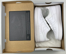 Nike Air Force 1 Low '07 GS bianche 2008 314192-117 taglia 5,5 Y nuove con scatola NOS