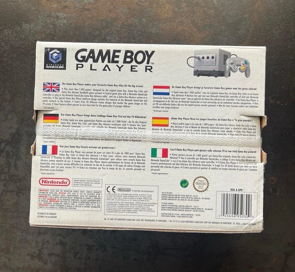 Game boy Player Nintendo Gamecube Neuf Jamais Ouvert GameBoy Player - Photo 2/4
