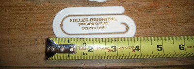 4 Vintage Fuller Brush LARGE PAPER CLIPS Salesman Samples FREE SHIPPING