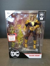 ACTION FIGURE  Black Adam McFarlane Toys DC Page Puncher 7    With Comic Book NEW