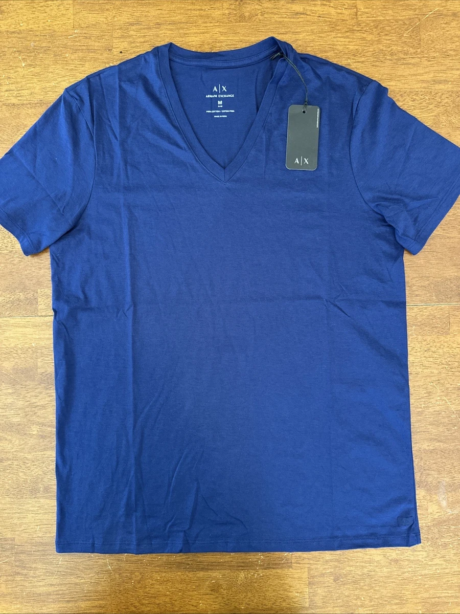Armani Exchange V-Neck T-Shirts for Men for sale | eBay