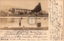 Exeter Coal Mines West Pittston PA Pennsylvania c1905 RPPC Photo Postcard COPY