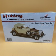 Hubley #4014 1928 Duesenberg Town Car Metal Model Kit,  1/18 Sealed- Vintage-NOS
