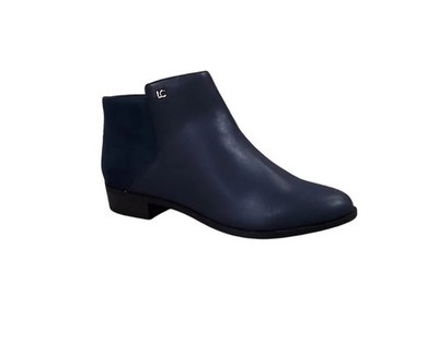 Women's Liz Claiborne Roycen Ankle Booties - Navy - 9.5 - NIB