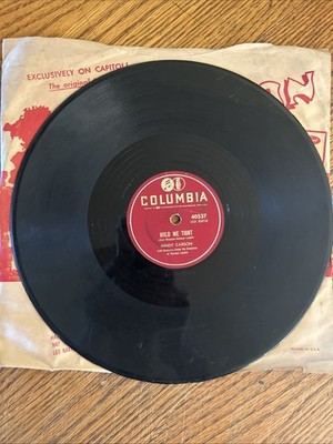 Mindy Carson Hold Me Tight Wake The Town And Tell The People Columbia 78 Record