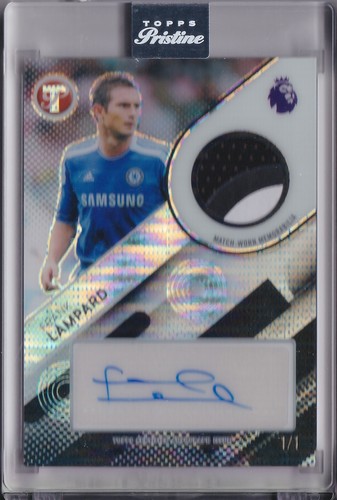 2026 Topps Pristine EPL FRANK LAMPARD Match-Worn Patch Auto Black #1/1  GRAIL