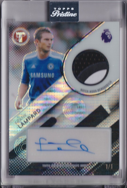 2026 Topps Pristine EPL FRANK LAMPARD Match-Worn Patch Auto Black #1/1  GRAIL