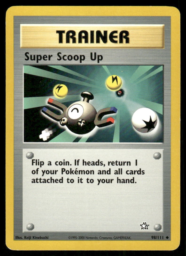 Pokemon Tcg Super Scoop Up #98 Pokemon Neo Genesis MP
